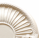 Rope and Plain Ceiling Rose - 50cm Dia.