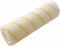 9 inch Cage Paint Roller Sleeve Yellow Stripe Polyamide Medium Pile