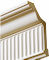 Fluted Premium Coving 119mm wide