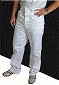 Painters Trousers - White Cotton drill.