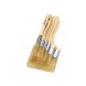 Chip Paint Brush 6pc Set - Natural bristle