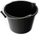 3 Gallon Black Plastic Bucket