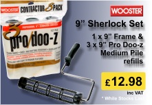 Wooster 9 inch Sherlock Paint Roller Set
