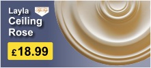 Layla Ceiling Rose 403mm
