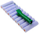 Toptex Mini Paint Rollers Set 10 Pack and 27 cm Frame
