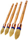 Windsor Round Sash Paint Brush Set - 1 x 15mm 18mm 21mm 25mm