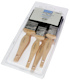 Wooster Exquisit HS Pro Paint Brush Set (2x1.5in, 2x2in, 1x3in)