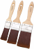 Prodec X5 SRT Synthetic 3 pc Paint Brush Set 1x2in 1x1.5in 1x1in