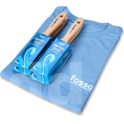 Fossa ViperTrim 4pc Angled Beavertail Paint Brush Set + free T-Shirt Fossa ViperTrim 4pc Angled Beavertail Paint Brush Set + free T-Shirt