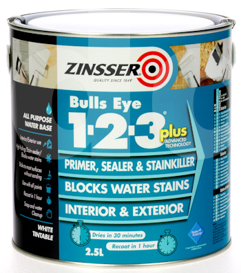 Zinsser Bulls Eye 123 Plus - Primer Sealer and Stain Killer