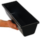 Heavy Duty Plastic Mud Pan 12 inch - Contoured Base