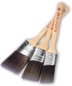 Proform Blaze 3pc Oval Angled USA Style Paint Brush Set