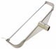 12 inch Cast Metal Double Arm Paint Roller Frame / Push-fit