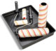 Mini Paint Roller Set - 4 Piece Kit With Tray, Roller Sleeve, Frame, And Handle