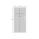 Anti-dust Zip Door
