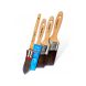 Fossa ViperTrim 3pc Angled Beavertail Paint Brush Set - plus Free ViperTrim Round Sash Brush