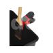 Magnetic Paint Brush Holder (Red/Black)