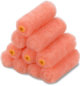 Mini Paint Rollers Refill Pink Polyester 4 inch