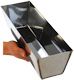 Stainless Steel Mud Pan 12 inch - Contoured Base
