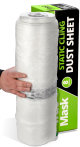 Polyethylene Dust Sheet Roll 12ft x 121meter Fossa Static Cling HDPE