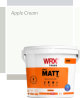 WRX Vinyl Matt Pro Apple Cream Colour Paint