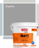 WRX Vinyl Matt Pro Graphite Colour Paint