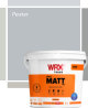 WRX Vinyl Matt Pro Pewter Colour Paint