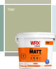 WRX Vinyl Matt Pro Sage Colour Emulsion Paint