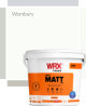 WRX Vinyl Matt Pro Wembury Colour Paint