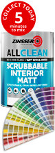 Zinsser AllClean Scrubbable Interior - Matt