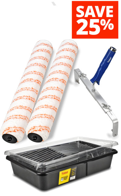 18in Fossa Professional Paint Tray Set