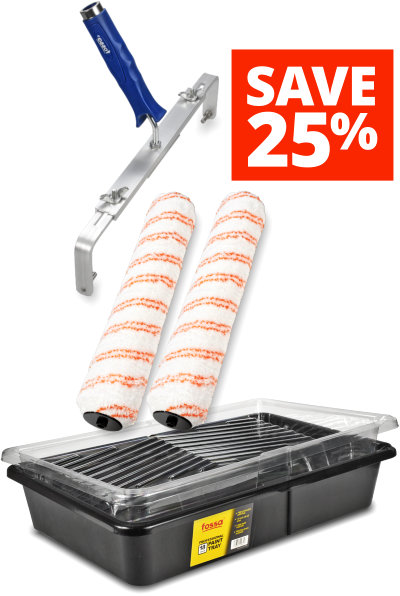 18in Fossa Professional Paint Tray Set