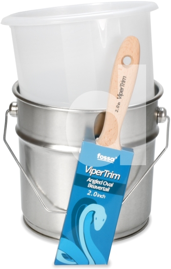 2.5L Metal Paint Kettle with Plastic Liner & 2in ViperTrim 2.5L Metal Paint Kettle with Plastic Liner & 2in ViperTrim