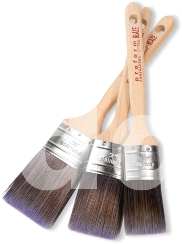 Proform Blaze 3pc Oval Straight Paint Brush Set Proform Blaze 3pc Oval Straight Paint Brush Set