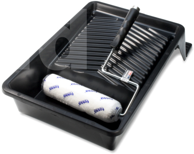 3pc Paint Roller and Paint Tray Set 3pc Paint Roller and Paint Tray Set