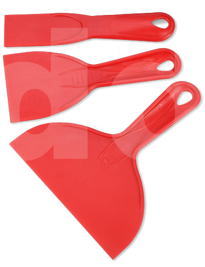3pc Plastic Scraper Set