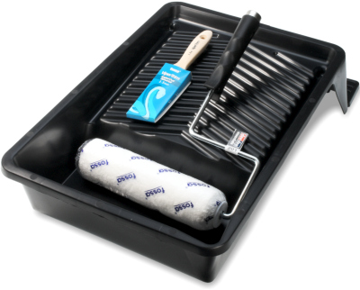 4pc Paint Roller and Brush Set 4pc Paint Roller and Brush Set