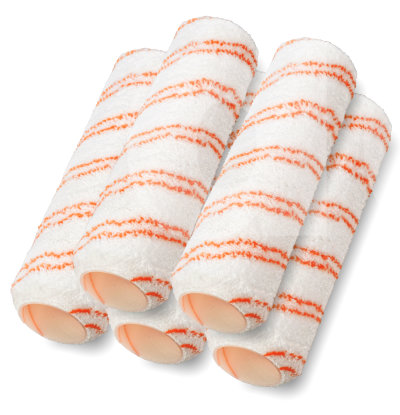 5pk Fossa Microfibre Roller Sleeves 9in - Professional Walls Ceilings
