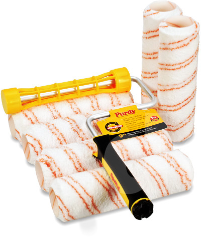 9 inch Purdy Roller Frame - 7pc Solora Paint Roller Set