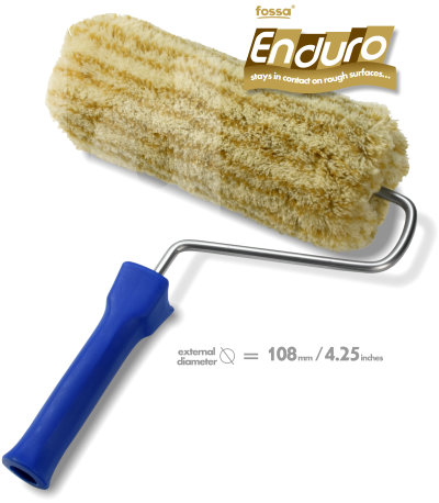 9 inch Fossa Enduro Padded Masonry Paint Roller and Frame