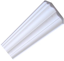 Plain Premium Coving / Cornice - 90mm wide.