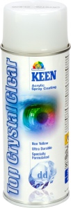 Keen Crystal Clear Nitro Acrylic Spray Coating Aerosol