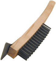 Heavy Duty Wire Scratch Brush and Scraper 4 Row