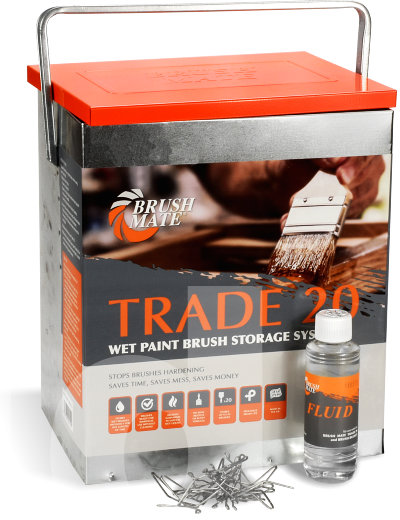 Brush Mate Trade 20 Paint Brush Storage System - New formula fluid