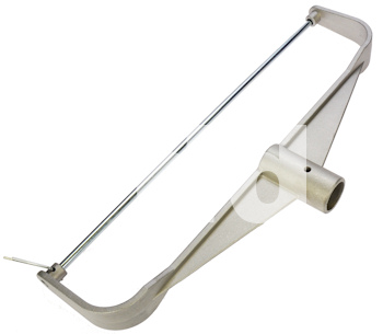 12 inch Cast Metal Double Arm Paint Roller Frame / Push-fit