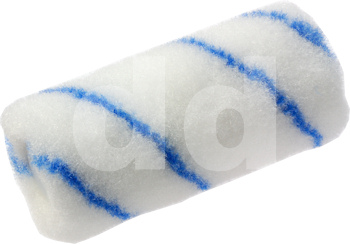Fossa Nylon Blue Stripe Jumbo Mini Paint Roller - Med Pile