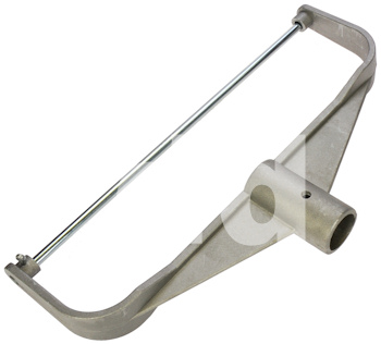 9 inch Cast Metal Double Arm Paint Roller Frame / Push-fit