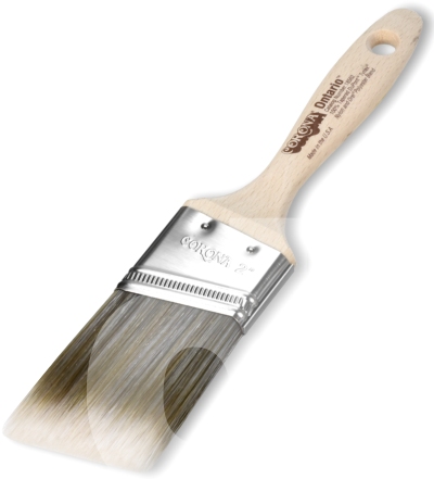 Corona Ontario Red-Gold Angled Paint Brush