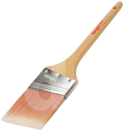 Corona Sabre Champagne Nylon Thin Angle Sash Paint Brush