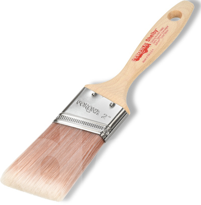 Corona Shelby Champagne Nylon Angled Paint Brush